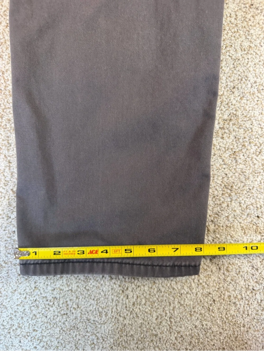 Levi’s 514 Men’s 32x30 Charcoal Gray Twill Pants Straight Fit 100% Cotton